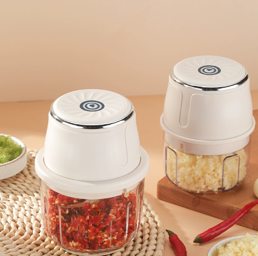 蒜泥机搅拌机绞肉机家用电动绞蒜器捣蒜器便携料理机辅食机压蒜器